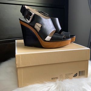 Michael Kors Carla Platform Wedge - size 6.5